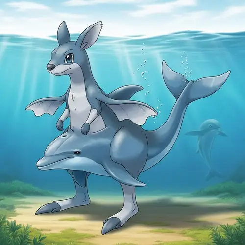Create Your Own Unique Pokemon - Kangaroo Dolphin Fusion