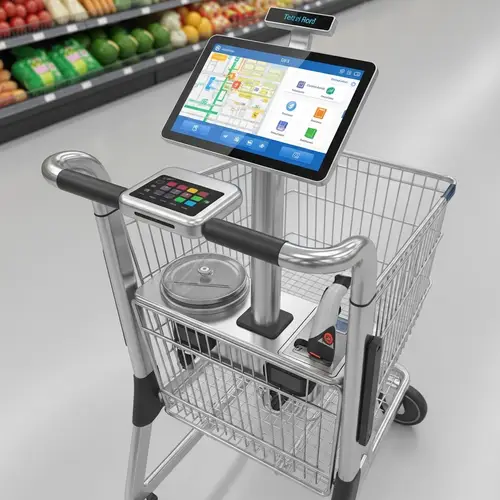 Smart Shopping Trolley System with High-Tech Features