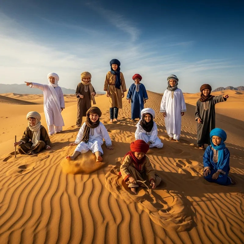 Ten Kids in Desert: From Pre-Islamic to Islamic Era