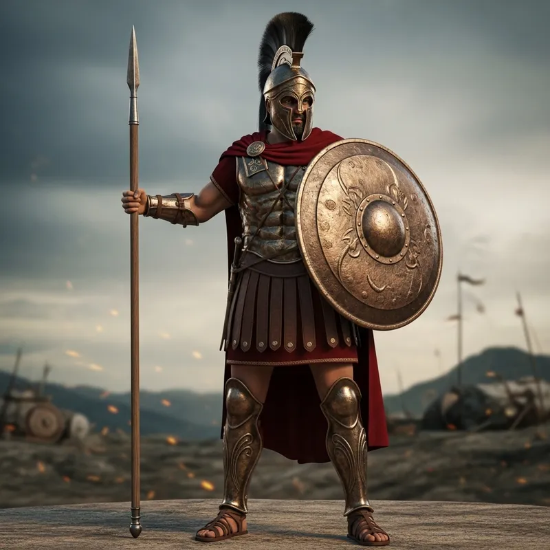 Leonidas 3D Warrior Battle Armor