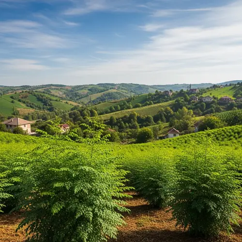 Moringa Biomass Farm in Hilly Village