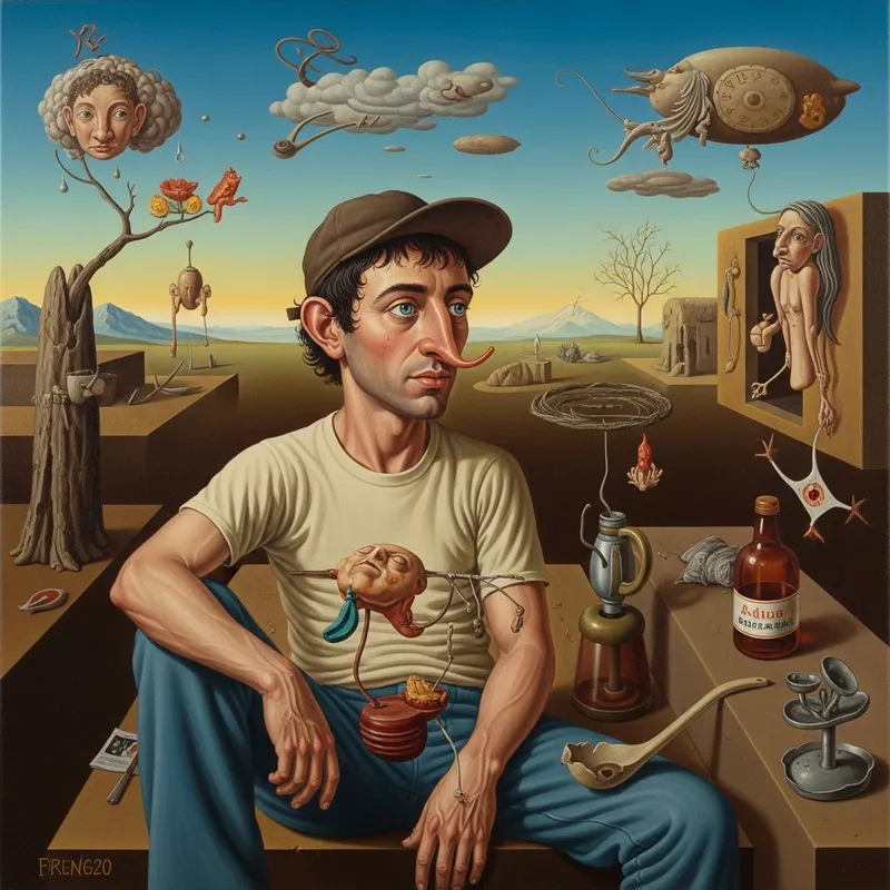 Surrealist Addiction Artwork | Symbolic & Dreamlike Surrealism