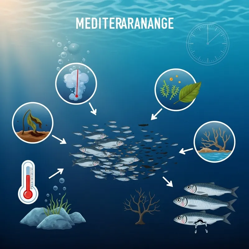 Climate Change's Impact on Sardine Scarcity in the Mediterranean