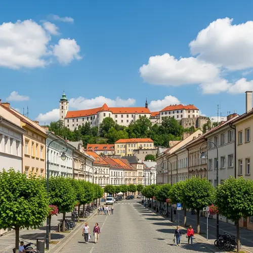 Zlín City - Picturesque Blend of Historic and Modern Buildings