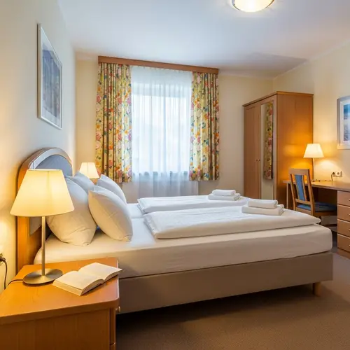 Cozy & Tranquil Bedroom Scene | Comfortable Bed & Warm Decor