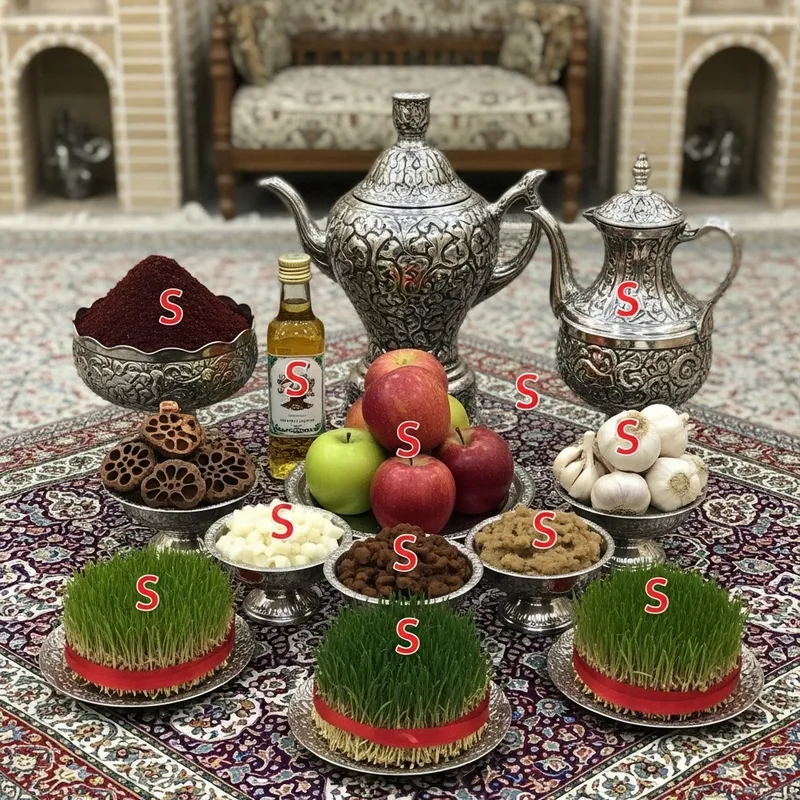 Learn About the Haft-Sin Table Tradition for Norouz Celebration Learn About the Haft-Sin Table Tradition for Norouz Celebration