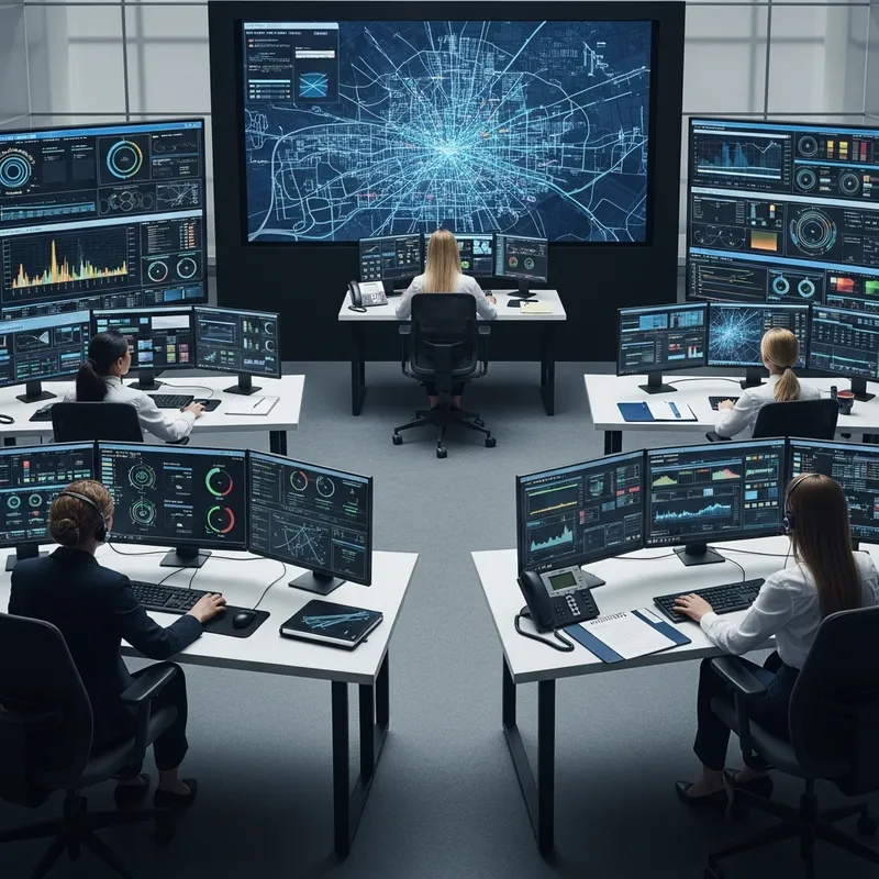 Intelligent Electrical Grid Control Center | Efficient Power Management