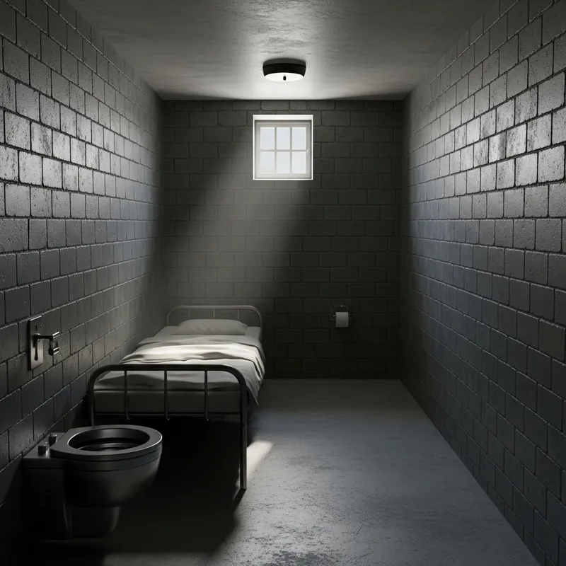 Inside a Serene Prison Cell