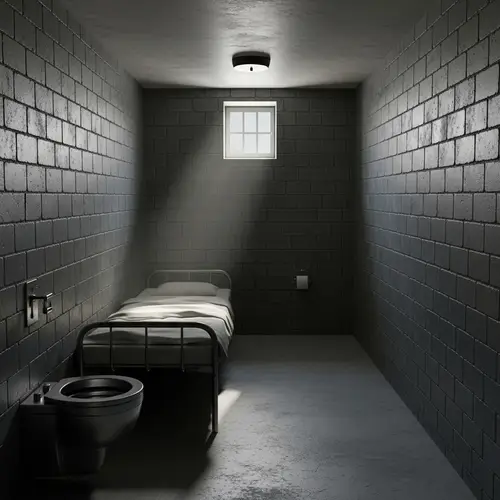Inside a Serene Prison Cell