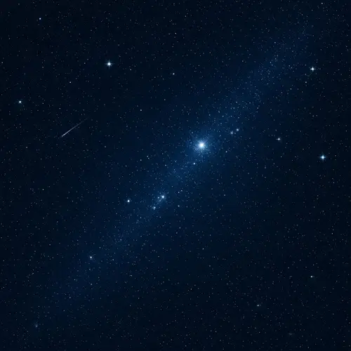 Starry Dark Blue Background - Cosmic Serenity