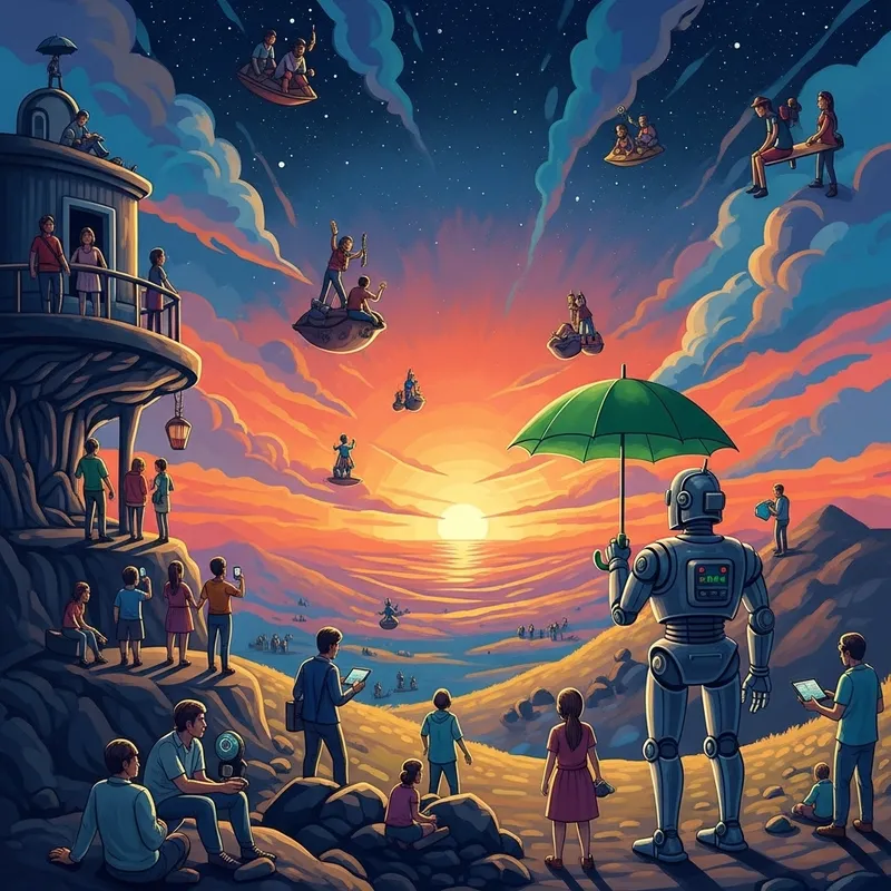 Most Creative Art: Vibrant Abstract Landscapes