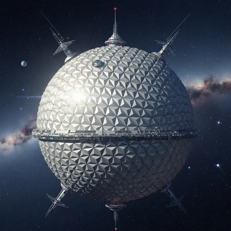 Spaceship Earth | Retro-Futuristic Cosmic Design