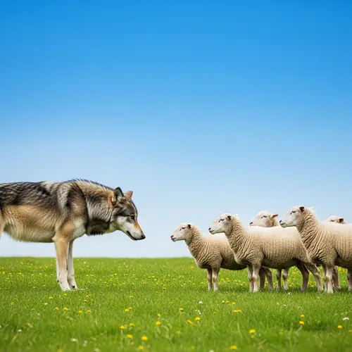 Transient Alliances: Wolf Among Sheep