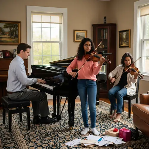 Intrigue Amid Melody: Teenage Girl Uncovers Mother's Affair