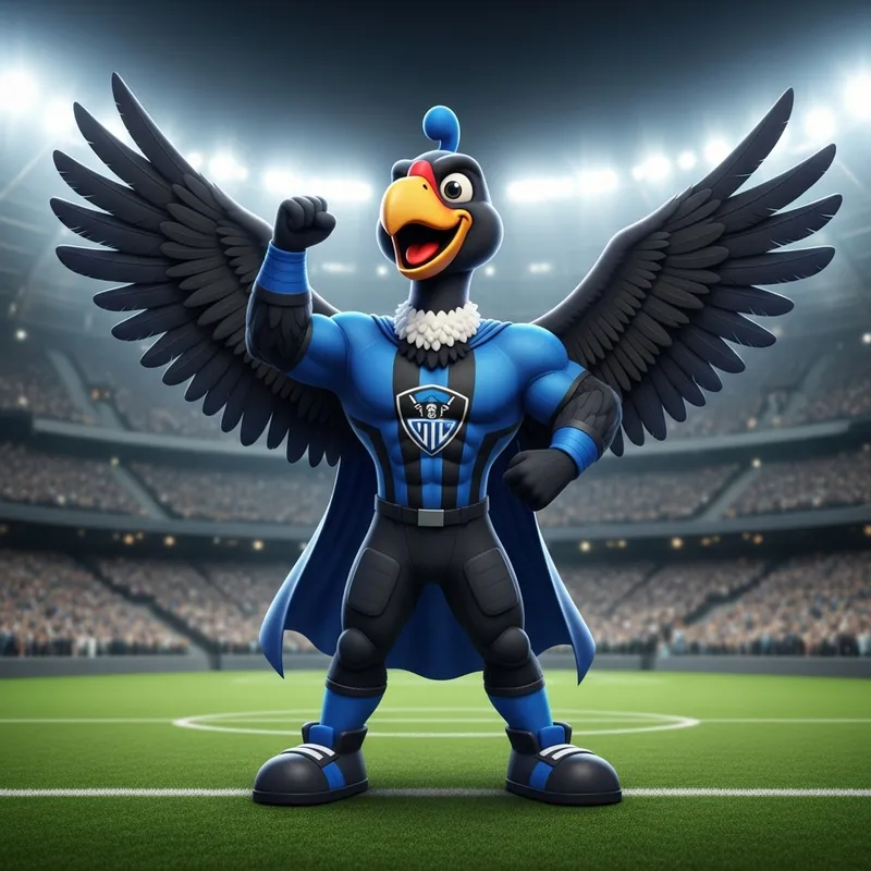 Independiente del Valle's Energetic Condor Mascot Independiente del Valle's Energetic Condor Mascot