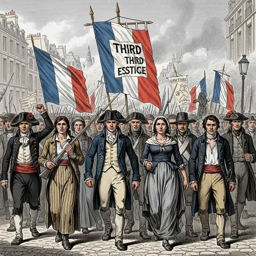 Struggle for Rights of Third Estate: French Revolution