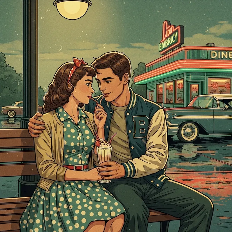 Nostalgic Love Story in Retro Style - A Tale of Timeless Love