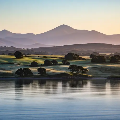 Serene Landscape & Sea: A Visual Representation of Stoicism