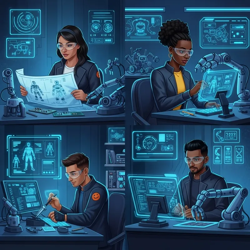 Futuristic Robotics Pioneer - Embrace the Future