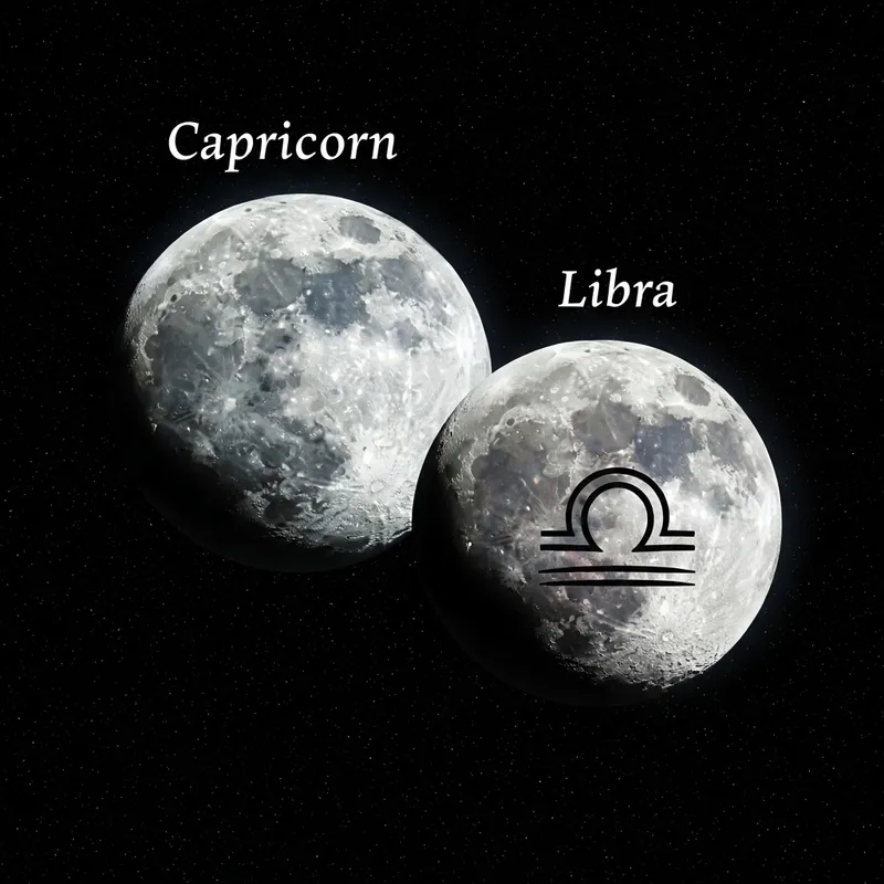 Capricorn & Libra Moon Merge: Celestial Harmony