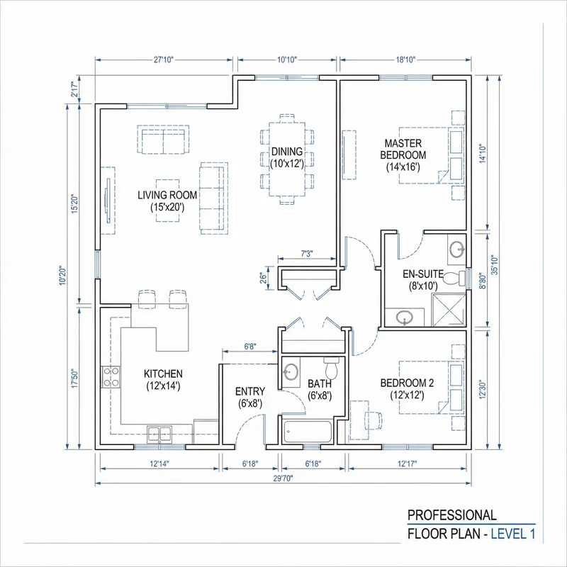 Minimalist Floor Plan Layout: Architectural Design Minimalist Floor Plan Layout: Architectural Design