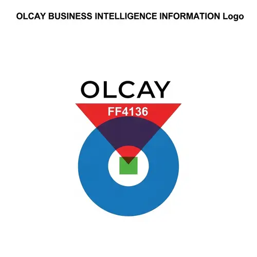 OLCAY BUSINESS INTELLIGENCE INFORMATION Logo Design - Abstract Shapes