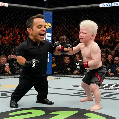 Pablo Motos UFC Fight Against Albino Opponent