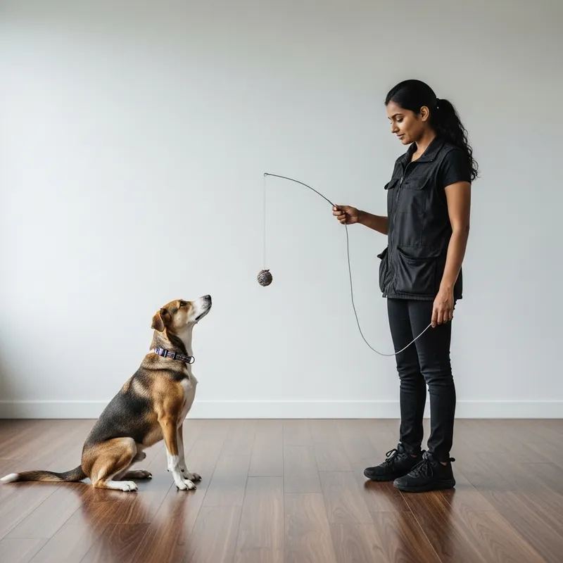 Minimalist Dog Training Scene: Stylish Techniques