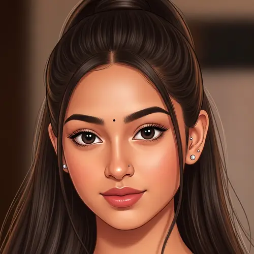 Beautiful 16-Year-Old South Asian Girl Portrait