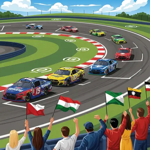 Exciting Big Cars Competition on Diverse Race Track