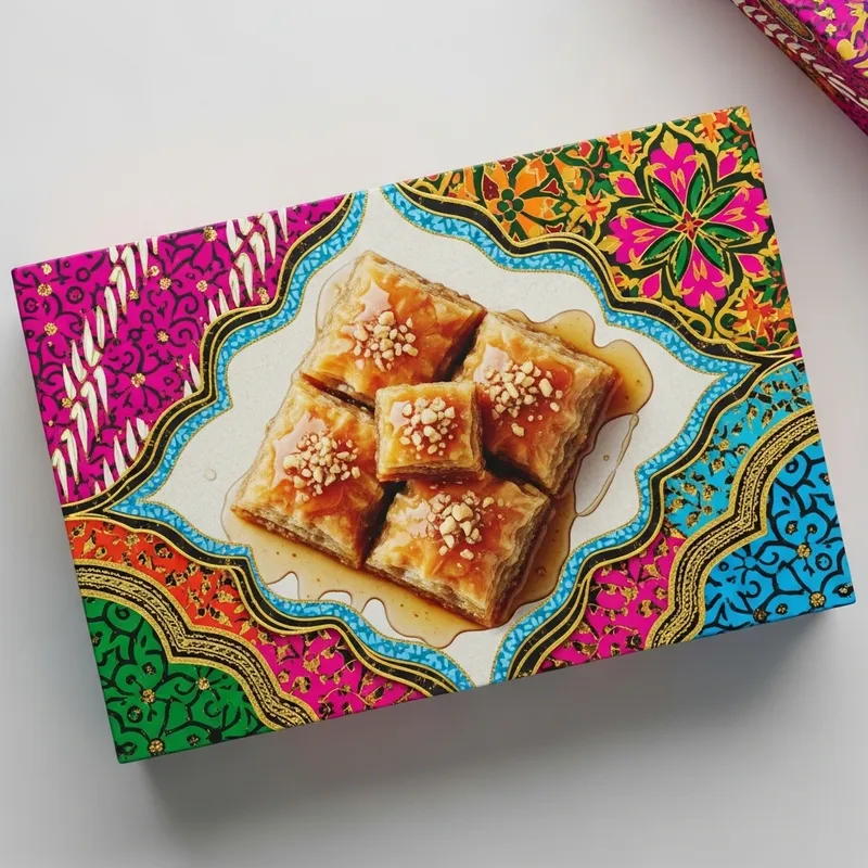 Exquisite Indonesian-inspired Baklava Packaging Design Exquisite Indonesian-inspired Baklava Packaging Design