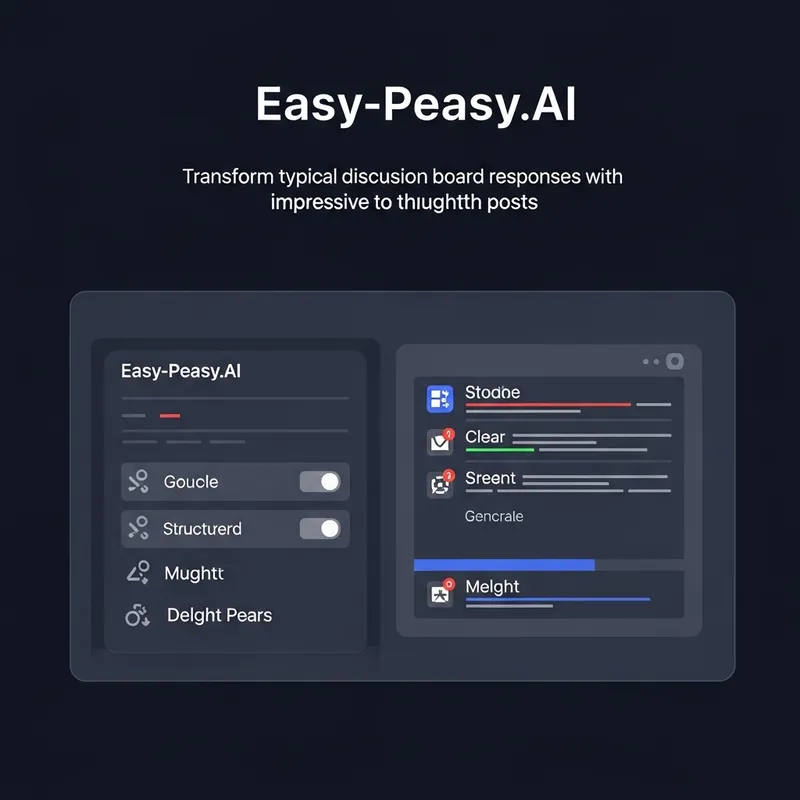 Transform Discussion Board Responses with Easy-Peasy.AI Templates