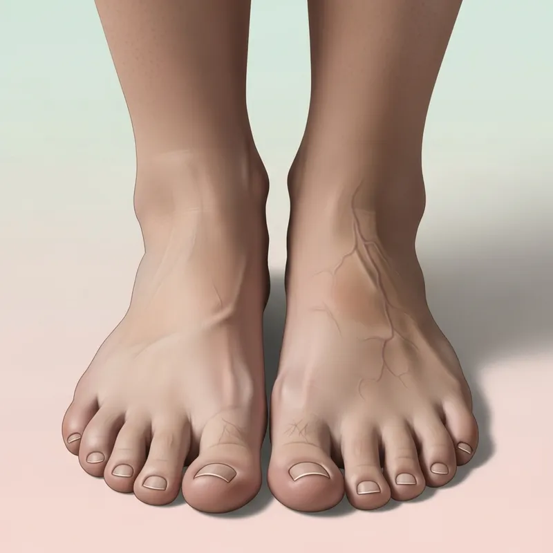 Illustration of Human Feet | Anatomical Depiction