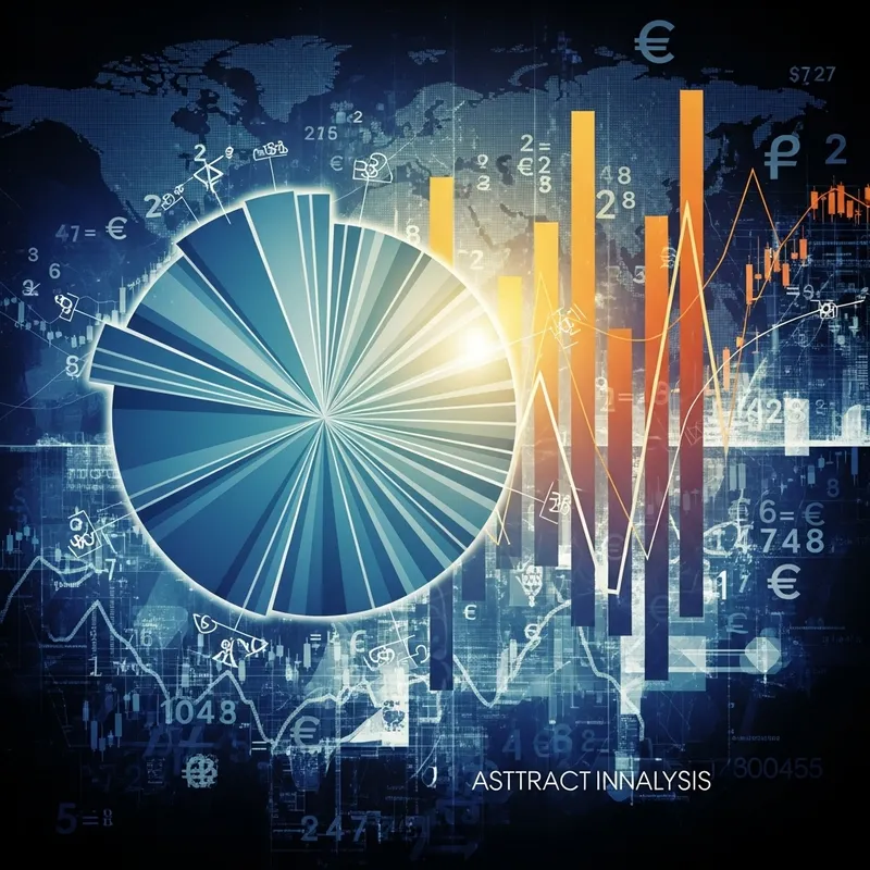 Abstract Financial Analysis Art for Modern Insights