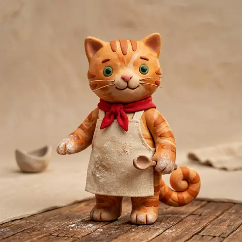 Milo the Baking Cat: Gentle and Determined