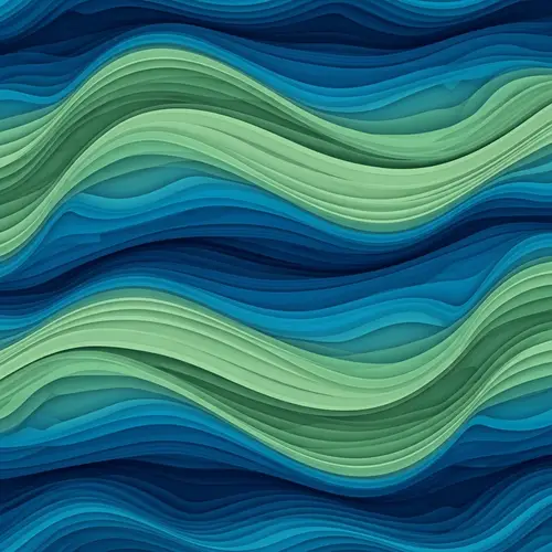 Graphical Design Waves: Abstract Motion Art