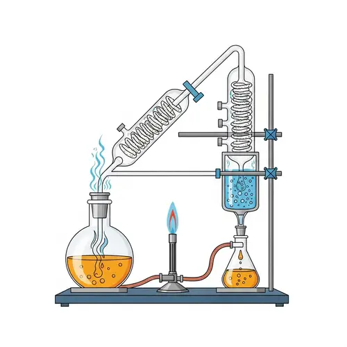 Laboratory Distillation Process: Equipment, Steps & Results