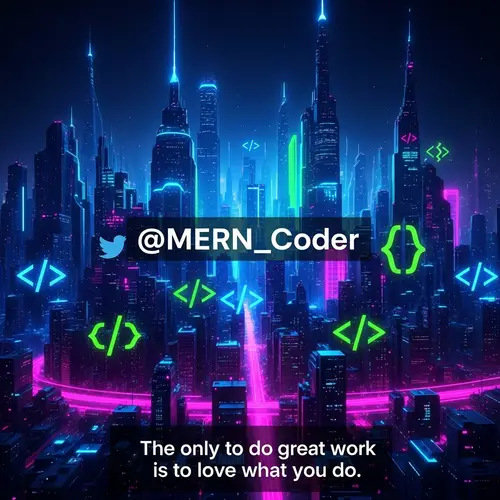 Futuristic Cityscape: Evolving Tech & Web Development | MERN Stack