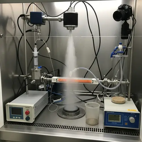Ultrasonic Spray Granulation Experimental Procedure