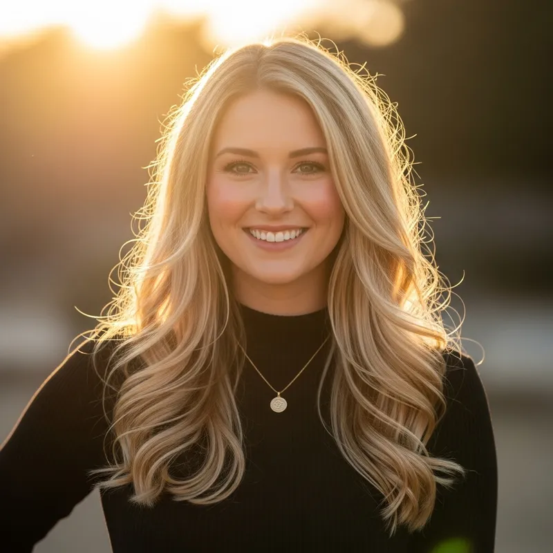 Radiant Blonde Woman Radiant Blonde Woman