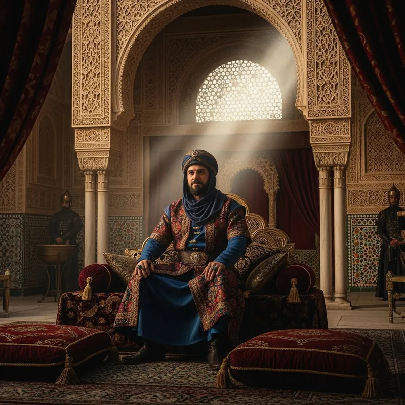 Harun al-Rashid in Umayyad Dynasty Palace