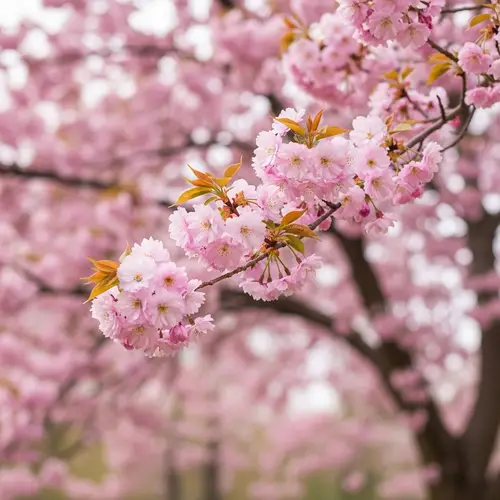 Enchanting Cherry Blossom Tree in Full Bloom