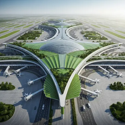 Anahaw-Inspired Airport Architecture | Modern Green Design