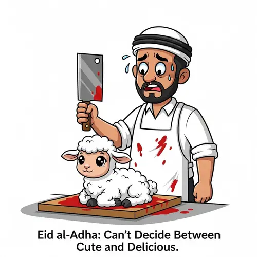 Eid al-Adha Dilemma: Cute vs. Delicious Lamb