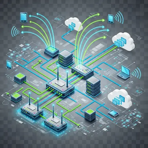 Modern Networking Technologies Illustration