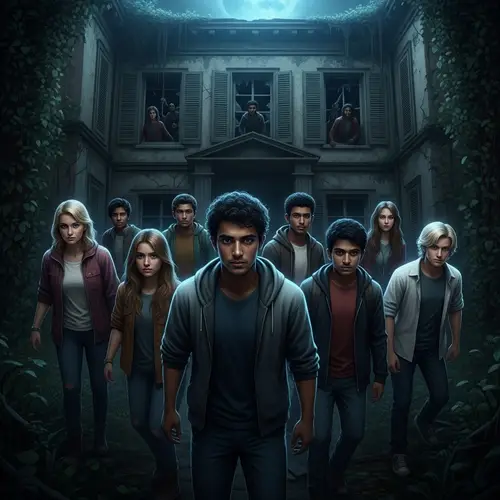 Exploring Abandoned Mansion with Diverse Group of Students