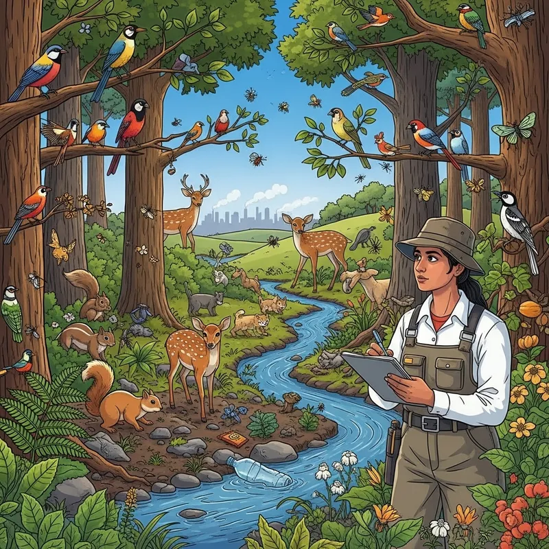 Interconnected Eco-Environment Dynamics | Sustainable Biodiversity