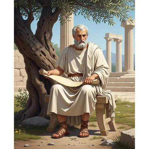 Ancient Greek Philosopher: Wisdom in Western Tradition