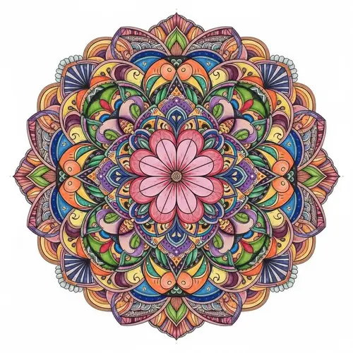 Beautiful Zendala Art: Intricate Patterns & Colors