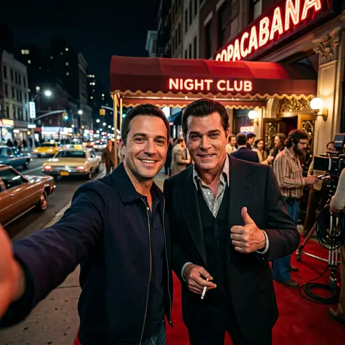 Selfie with Henry Hill from Goodfellas